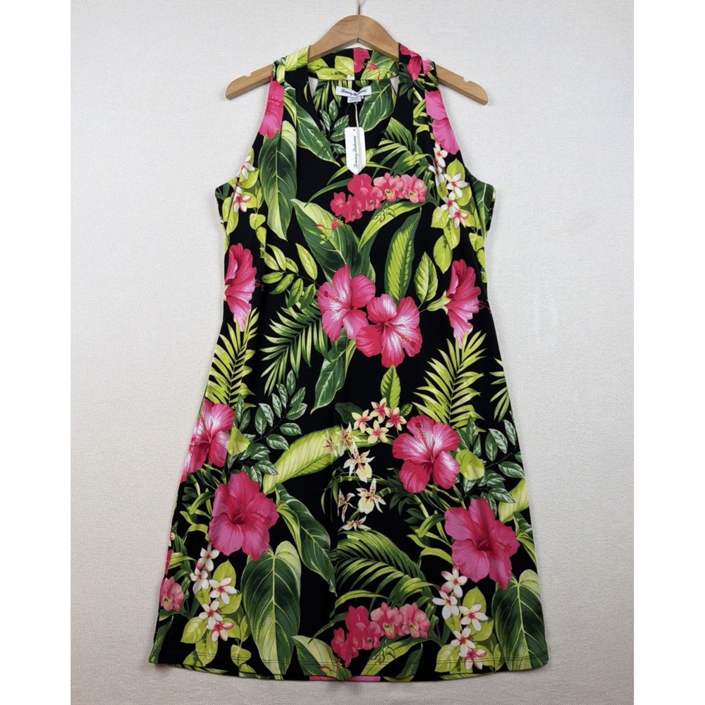 Tommy Bahama Sandy Grand Villa Short Dress NWT Size M Floral Tropical Resort New